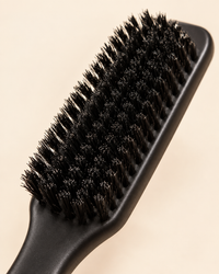 Close-up of the dense soft nylon bristles